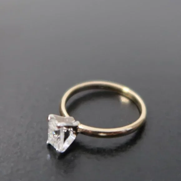 Two 14K Gold Filled Ring with White Stone - Picture 8 of 11